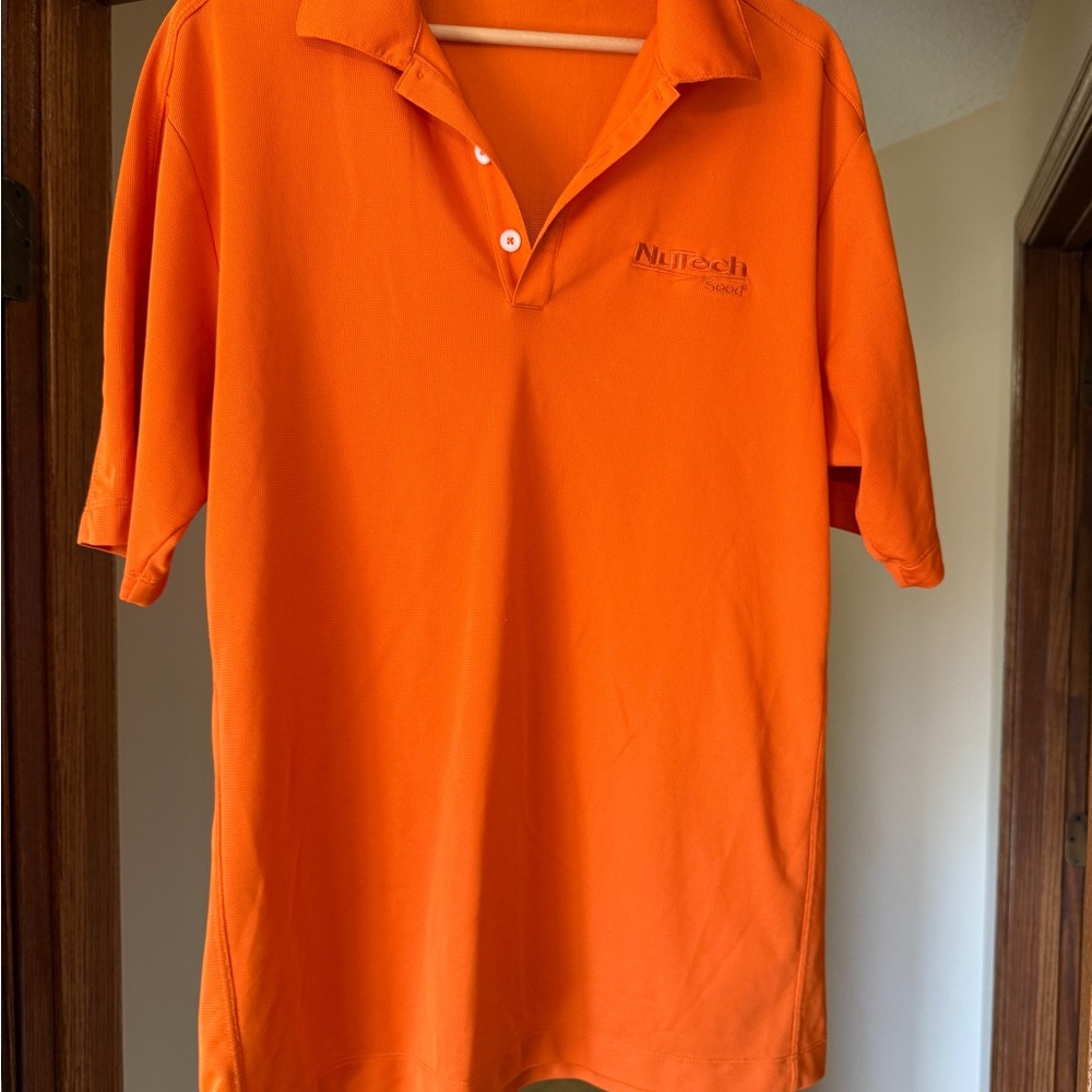 Orange Men's Polo Shirt
